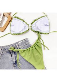 Intica - Bikini wiązane na szyi z regulacją na plażę i basen Greti. Materiał: materiał #8