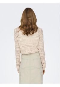 JDY Sweter Sun Lay 15287384 Beżowy Regular Fit. Kolor: beżowy. Materiał: syntetyk #5