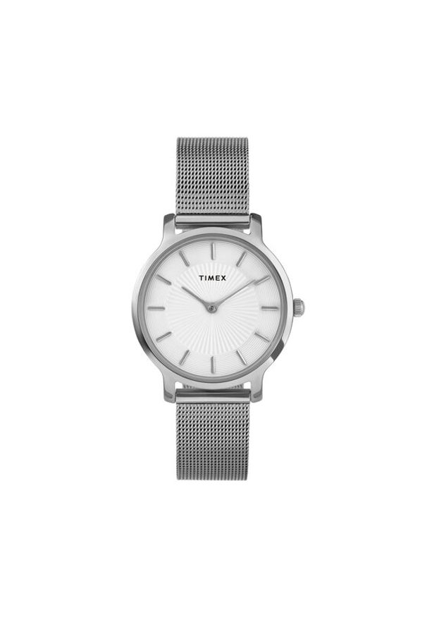 Timex Zegarek Transcend TW2Y10200 Srebrny. Kolor: srebrny