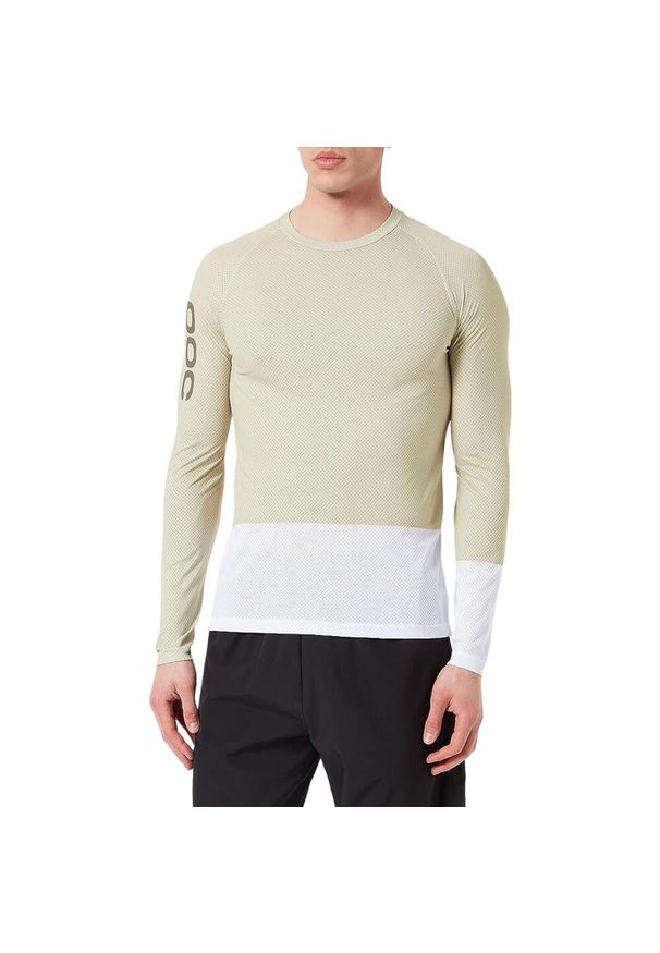 Koszulka męska POC MTB Pure LS Jersey z długim rękawem. Kolor: zielony, biały, wielokolorowy. Materiał: jersey. Długość rękawa: długi rękaw. Długość: długie. Sport: kolarstwo