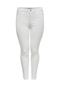 ONLY Carmakoma Jeansy 15197368 Biały Skinny Fit. Kolor: biały #3