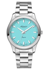 Atlantic - Zegarek Damski ATLANTIC Classic Sapphire Seapair 20335.41.91TQ. Materiał: materiał