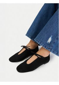 Gino Rossi - GINO ROSSI Półbuty EO-26SS10 Czarny. Kolor: czarny. Materiał: zamsz, skóra #3