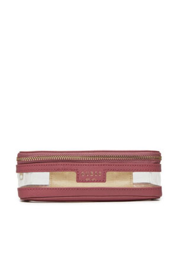 Guess Kosmetyczka PW7494 P4450 Różowy. Kolor: różowy. Materiał: skóra