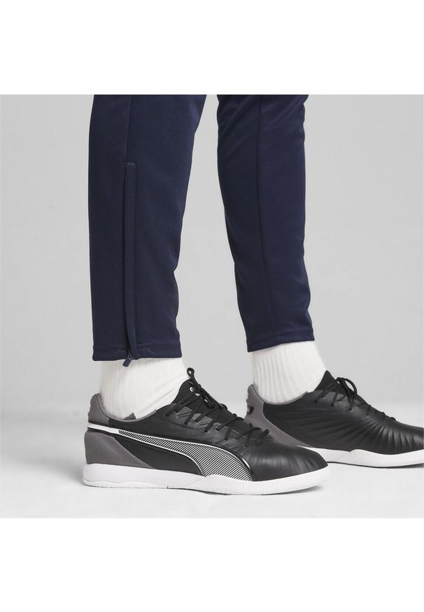 Puma - Buty piłkarskie KING MATCH IT PUMA Black White Cool Dark Gray. Kolor: czarny, szary, biały, wielokolorowy. Sport: piłka nożna