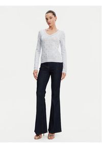 Guess Sweter W5GR07 Z3D60 Niebieski Regular Fit. Kolor: niebieski. Materiał: wiskoza #4