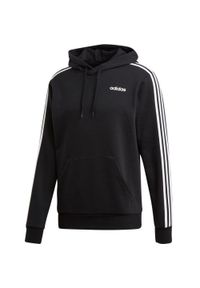 Adidas - Bluza Essentials 3 Stripes PO FZ French Terry. Kolor: biały, wielokolorowy, czarny