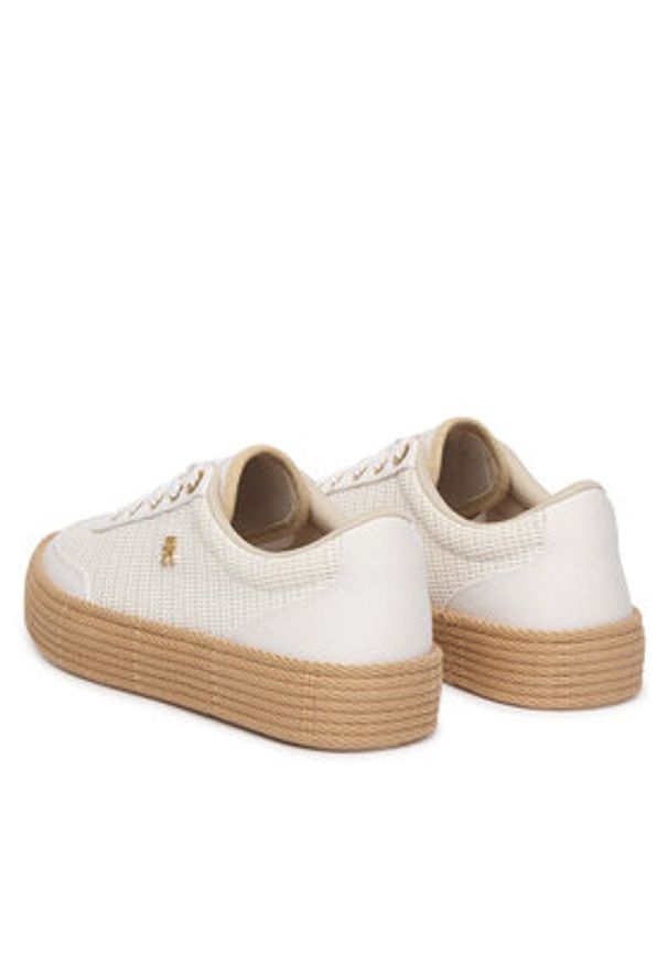 TOMMY HILFIGER - Tommy Hilfiger Espadryle FW0FW09173 Biały. Kolor: biały. Materiał: materiał