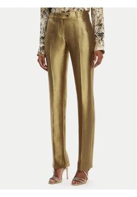 Marciano Guess Spodnie materiałowe 5GGB18 7312A Beżowy Regular Fit. Kolor: beżowy. Materiał: wiskoza