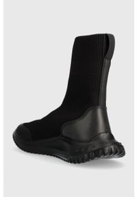 Calvin Klein Jeans sneakersy EVA RUNNER SOCK KNIT kolor czarny YM0YM00782. Kolor: czarny. Materiał: poliester, guma #5