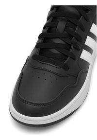 Adidas - adidas Sneakersy HOOPS 3.0 MID GW3020 Czarny. Kolor: czarny. Materiał: materiał #3