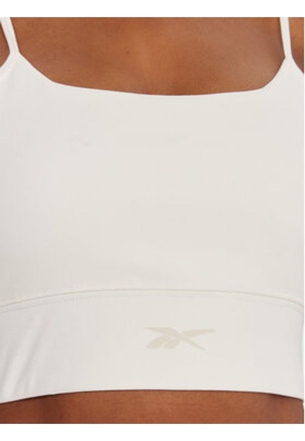 Reebok Biustonosz sportowy Reebok X Ewa Chodakowska RK25310CCW Écru. Kolor: kremowy. Materiał: syntetyk