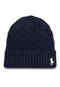 Polo Ralph Lauren Czapka 455954637002 Granatowy. Kolor: niebieski. Materiał: materiał, bawełna #1