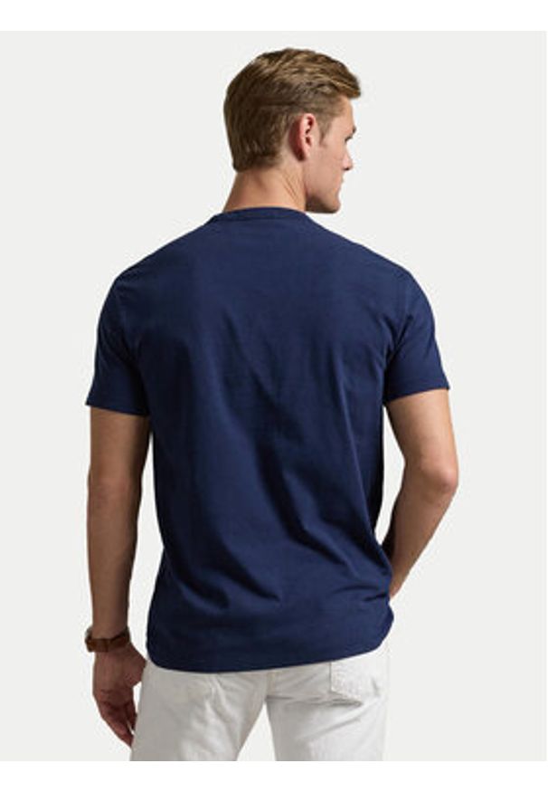 Polo Ralph Lauren T-Shirt 710936509004 Granatowy Classic Fit. Typ kołnierza: polo. Kolor: niebieski. Materiał: bawełna