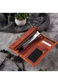 Zestaw prezentowy PAOLO PERUZZI pomarańczowy ZUP-39-OR. Kolor: pomarańczowy. Materiał: skóra #1