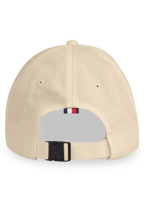 TOMMY HILFIGER - Tommy Hilfiger Czapka z daszkiem Th Imd Color 6 Panel Cap AM0AM13542 Beżowy. Kolor: beżowy. Materiał: materiał, bawełna