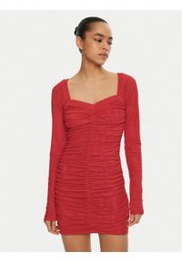 ROTATE Sukienka koktajlowa 114441 Czerwony Regular Fit. Kolor: czerwony. Materiał: syntetyk. Styl: wizytowy #1