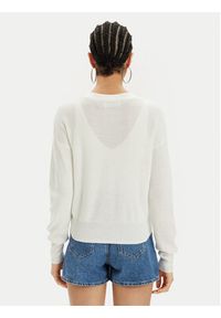 Vero Moda Kardigan New Lex Sun 10281878 Biały Regular Fit. Kolor: biały. Materiał: wiskoza