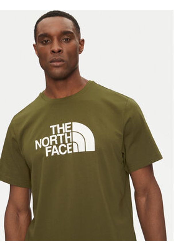 The North Face T-Shirt Easy NF0A8A6C Zielony Regular Fit. Kolor: zielony. Materiał: syntetyk