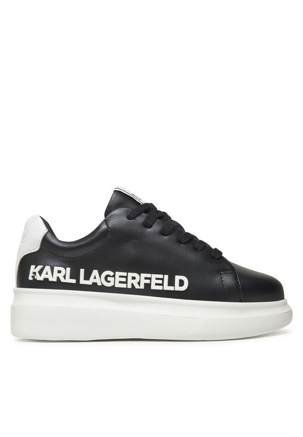 Sneakersy Karl Lagerfeld Kids. Kolor: czarny
