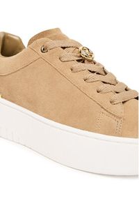 MICHAEL Michael Kors Sneakersy 43F5DTFS1S Brązowy. Kolor: brązowy. Materiał: zamsz, skóra #4