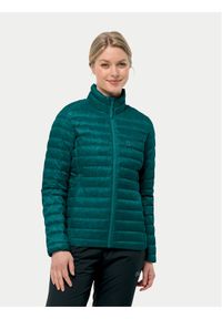 Jack Wolfskin Kurtka puchowa Pilvi 1207761 Zielony Regular Fit. Kolor: zielony. Materiał: syntetyk