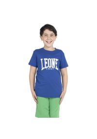 LEONE 1947 APPAREL - Podstawowa koszulka dziecięca. Kolor: niebieski. Sport: joga i pilates