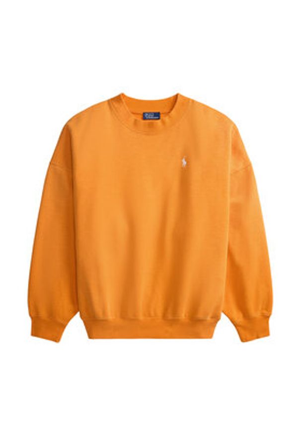Polo Ralph Lauren Bluza 211965111500 Pomarańczowy Oversize. Typ kołnierza: polo. Kolor: pomarańczowy. Materiał: bawełna