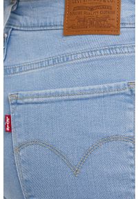 Levi's® - Levi's Jeansy 724 damskie high waist. Okazja: na spotkanie biznesowe. Stan: podwyższony. Kolor: niebieski. Styl: biznesowy #4
