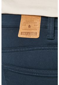 Only & Sons - Spodnie. Kolor: niebieski. Materiał: tkanina, bawełna, poliester, elastan. Wzór: gładki #4