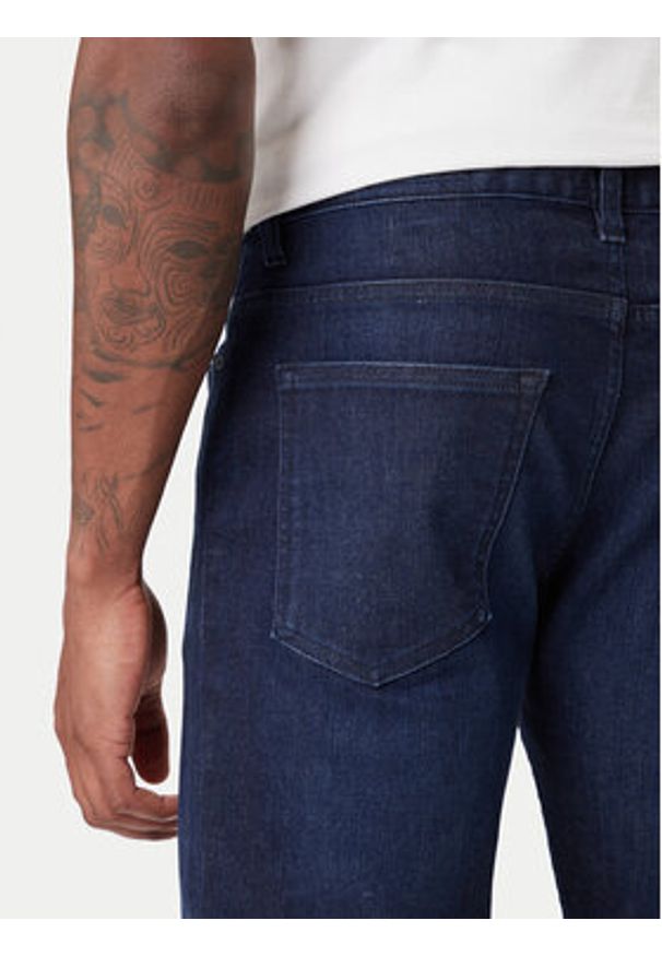 BOSS Jeansy Delaware 50553397 Granatowy Slim Fit. Kolor: niebieski