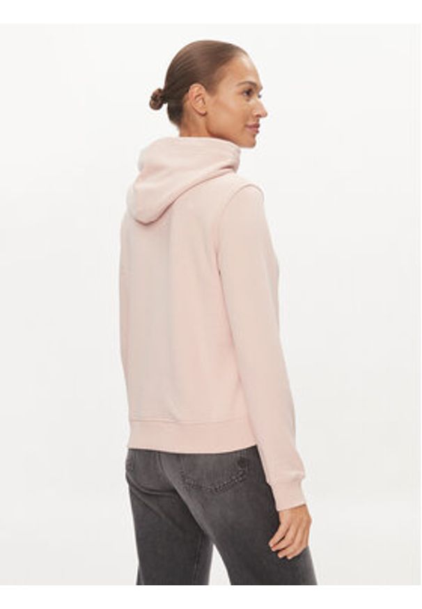Calvin Klein Jeans Bluza Embro Badge J20J223227 Różowy Regular Fit. Kolor: różowy. Materiał: bawełna