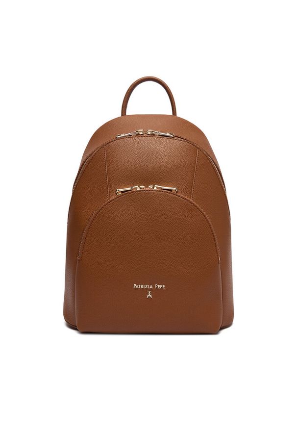 Plecak Patrizia Pepe. Kolor: brązowy