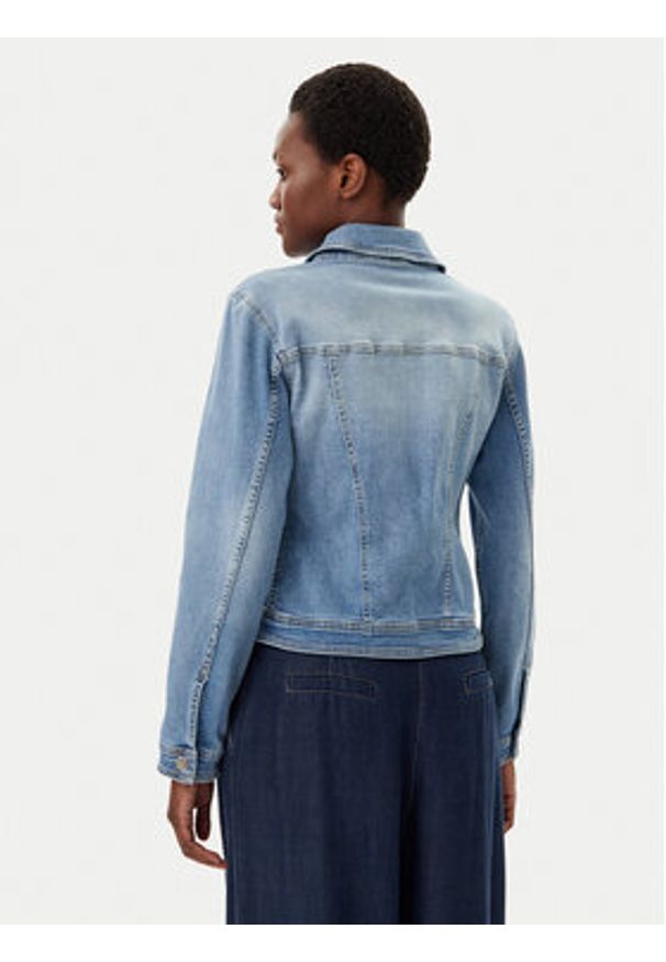 Liu Jo Kurtka jeansowa UA5046 DS615 Niebieski Regular Fit. Kolor: niebieski. Materiał: bawełna