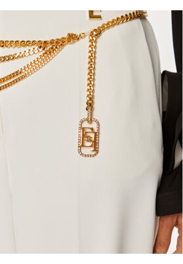 Elisabetta Franchi Pasek Damski CT-49-K47E2-V360 Złoty. Kolor: złoty. Materiał: syntetyk
