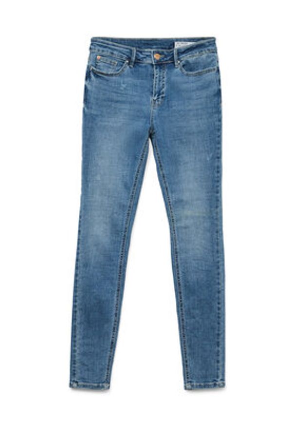 Vero Moda Jeansy Flash 10300173 Niebieski Skinny Fit. Kolor: niebieski