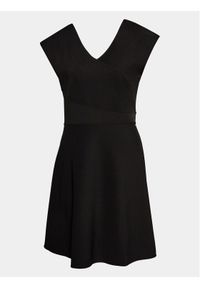 Armani Exchange Sukienka koktajlowa 8NYA95 YJ83Z 1200 Czarny Slim Fit. Kolor: czarny. Materiał: syntetyk. Styl: wizytowy