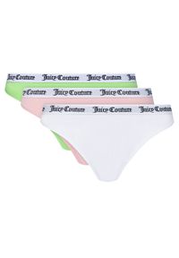 Juicy Couture Komplet 3 par fig klasycznych Diddy JCLBR224572 Kolorowy. Materiał: bawełna. Wzór: kolorowy
