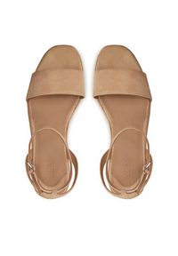 Lauren Ralph Lauren - LAUREN RALPH LAUREN Espadryle Leona 802920421010 Beżowy. Kolor: beżowy. Materiał: zamsz, skóra #4