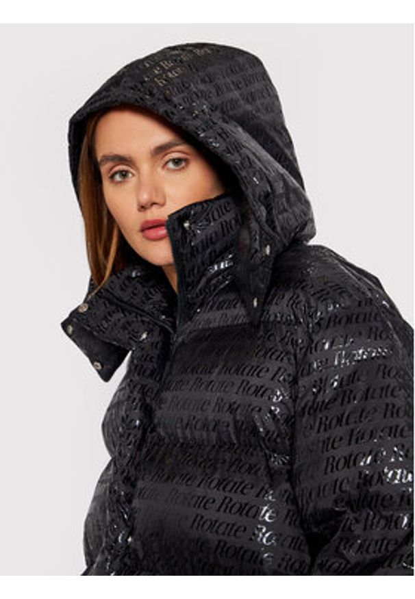 ROTATE Kurtka zimowa Tina RT789 Czarny Relaxed Fit. Kolor: czarny. Materiał: syntetyk. Sezon: zima