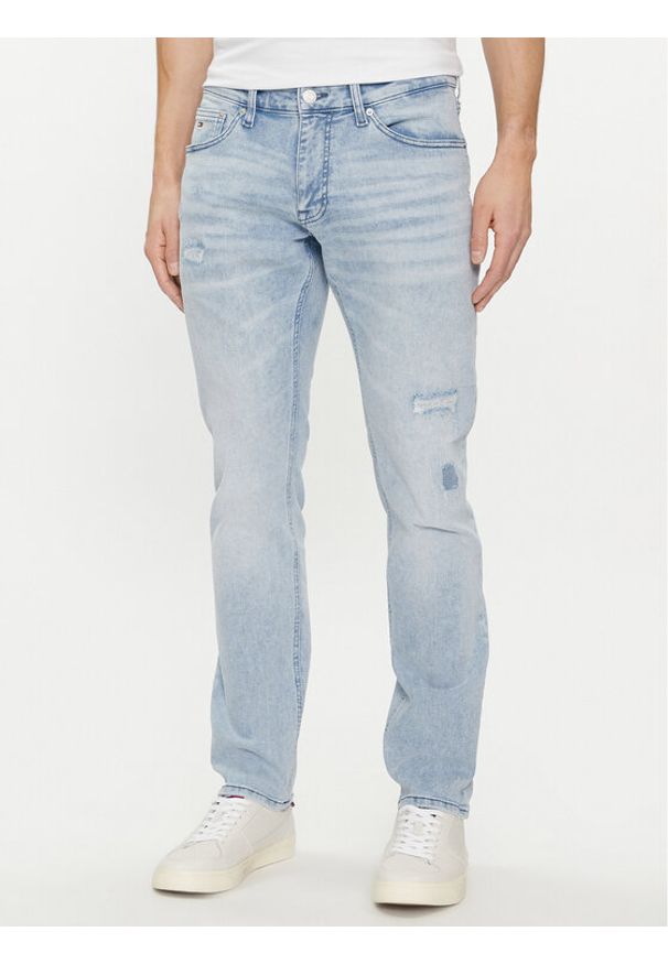 Tommy Jeans Jeansy Scanton DM0DM19449 Niebieski Slim Fit. Kolor: niebieski