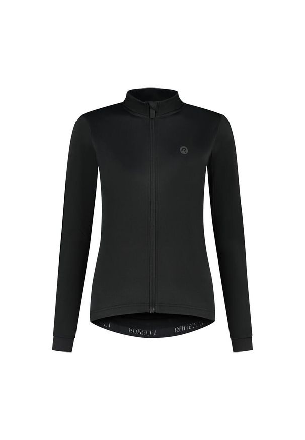 ROGELLI - Bluza rowerowa damska Rogelli Core. Kolor: czarny. Długość rękawa: długi rękaw. Długość: długie. Sezon: lato. Sport: kolarstwo