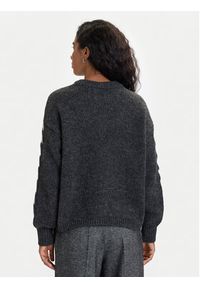 Vero Moda Sweter Ilina 10334866 Szary Loose Fit. Kolor: szary. Materiał: syntetyk