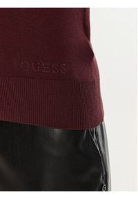 Guess Sweter Elinor W2YR30 Z2V62 Bordowy Regular Fit. Kolor: czerwony. Materiał: wiskoza #3