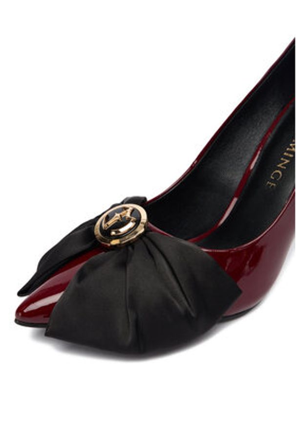 Eva Minge Szpilki EO-KARA-163-1-1 Bordowy. Kolor: czerwony. Materiał: skóra. Obcas: na szpilce