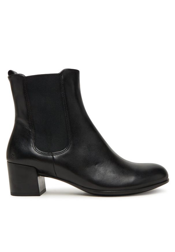 ecco - ECCO Botki Dress Classic 20992301001 Czarny. Kolor: czarny. Materiał: skóra