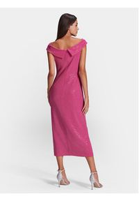 Swing Sukienka koktajlowa 5AG24900 Różowy Slim Fit. Kolor: różowy. Materiał: syntetyk. Styl: wizytowy #3