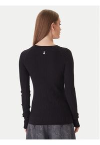 Patrizia Pepe Sweter 2K0337/K7S0-K103 Czarny Slim Fit. Kolor: czarny. Materiał: wiskoza #5