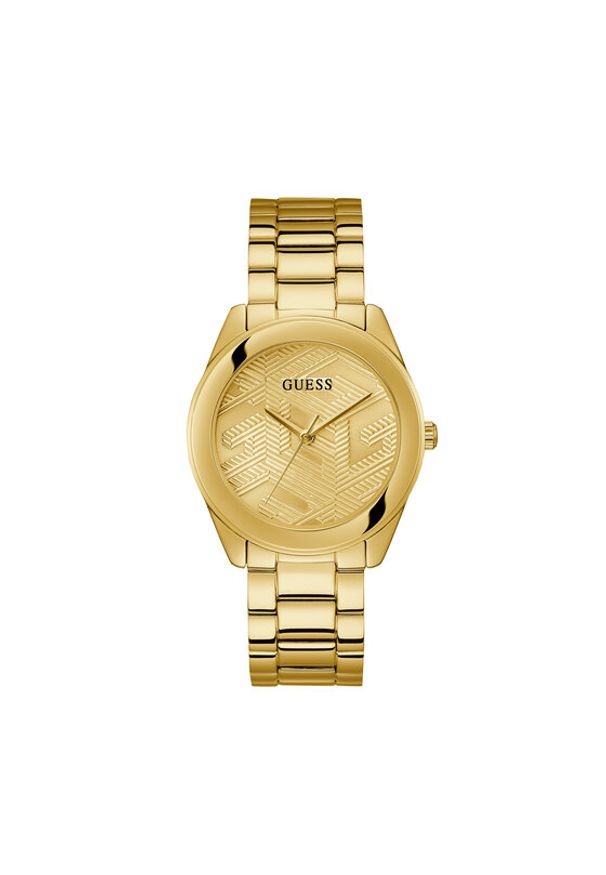 Guess Zegarek Cubed GW0606L2 Złoty. Kolor: złoty