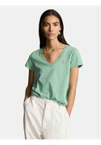 Polo Ralph Lauren T-Shirt 211902403013 Zielony Regular Fit. Typ kołnierza: polo. Kolor: zielony. Materiał: bawełna #1